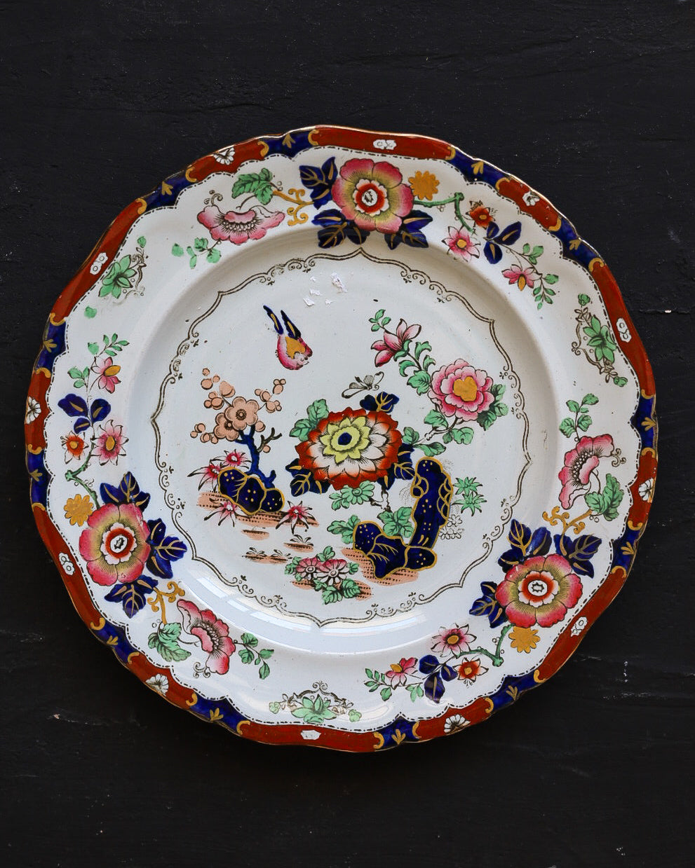 preferiti  Piatti Stone China Inglesi a Decoro Policromo Imari e Chinoiserie, Inghilterra Pieno Ottocento