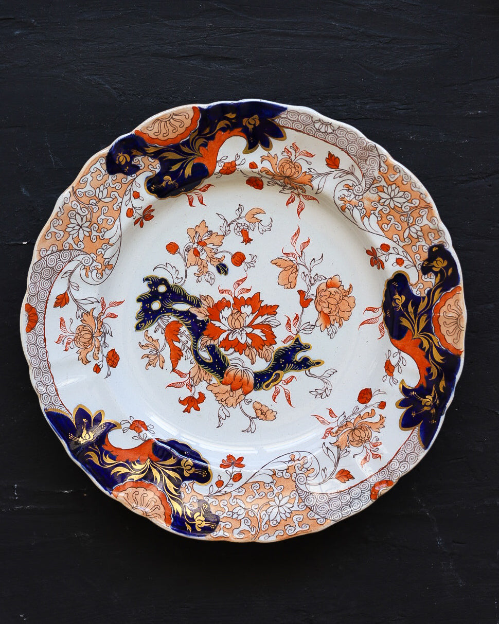 preferiti  Piatti Stone China Inglesi a Decoro Policromo Imari e Chinoiserie, Inghilterra Pieno Ottocento