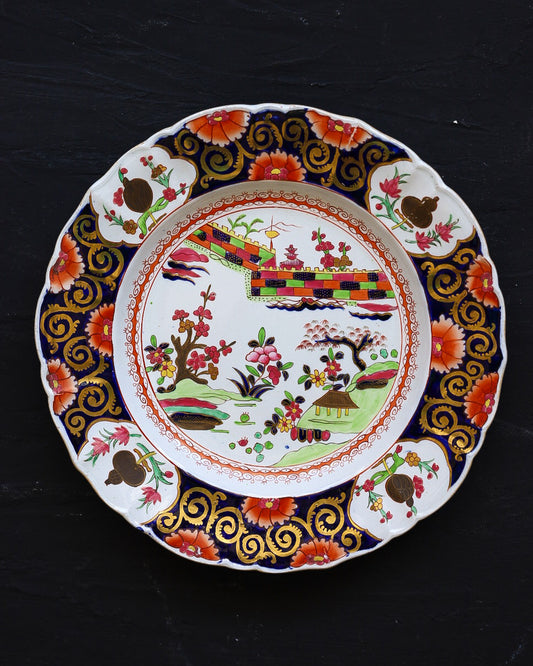 preferiti  Piatti Stone China Inglesi a Decoro Policromo Imari e Chinoiserie, Inghilterra Pieno Ottocento