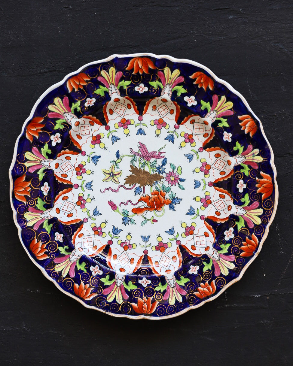 preferiti  Piatti Stone China Inglesi a Decoro Policromo Imari e Chinoiserie, Inghilterra Pieno Ottocento