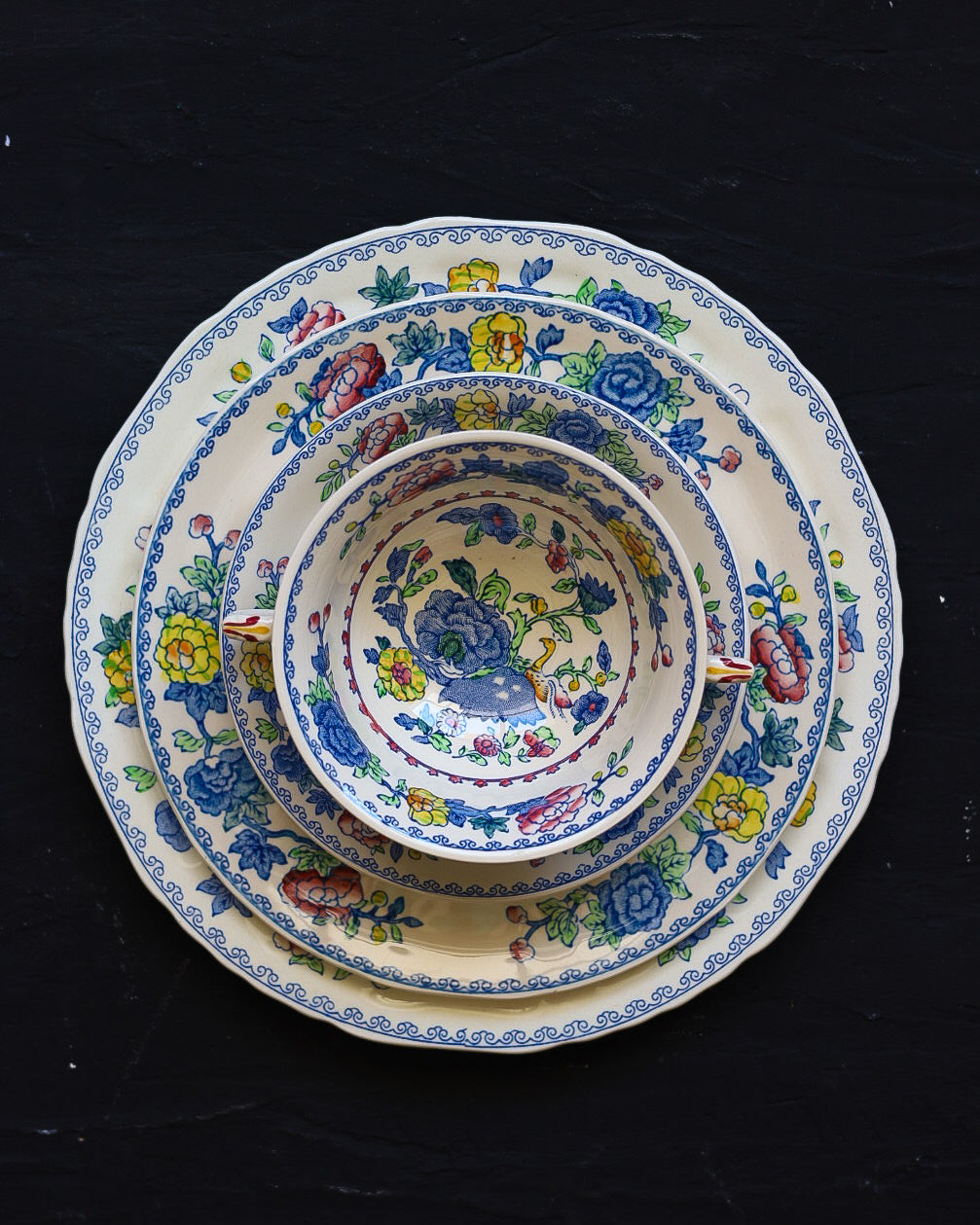 Servizio Mason's Ironstone Pattern Regency, Inghilterra XX Secolo