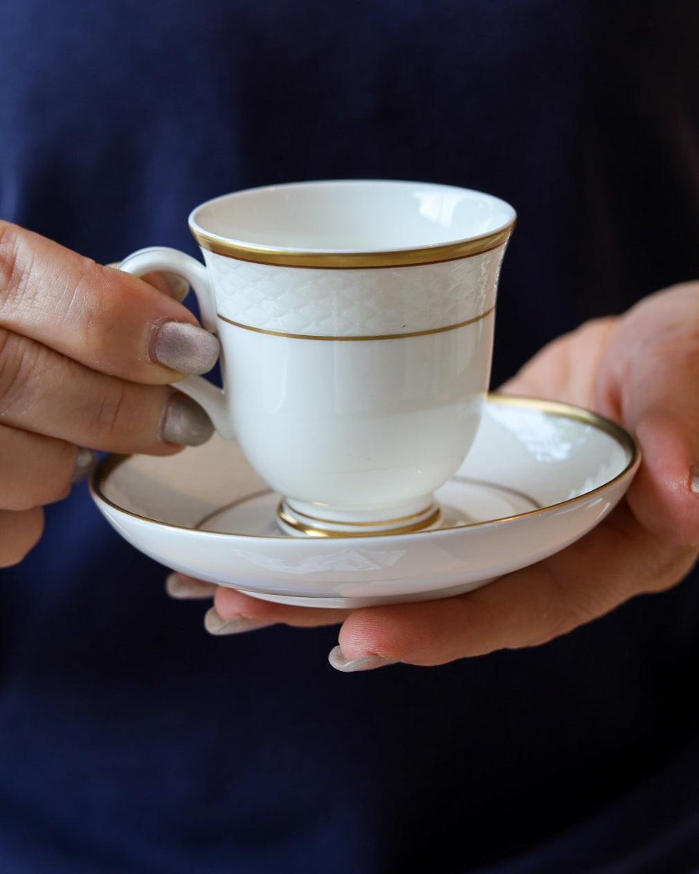 Servizio tazze da caffè da 6 christofle decoro messidor