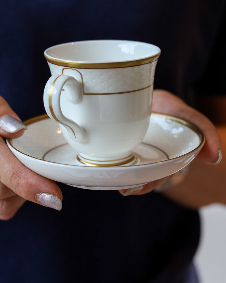 Servizio tazze da caffè da 6 christofle decoro messidor