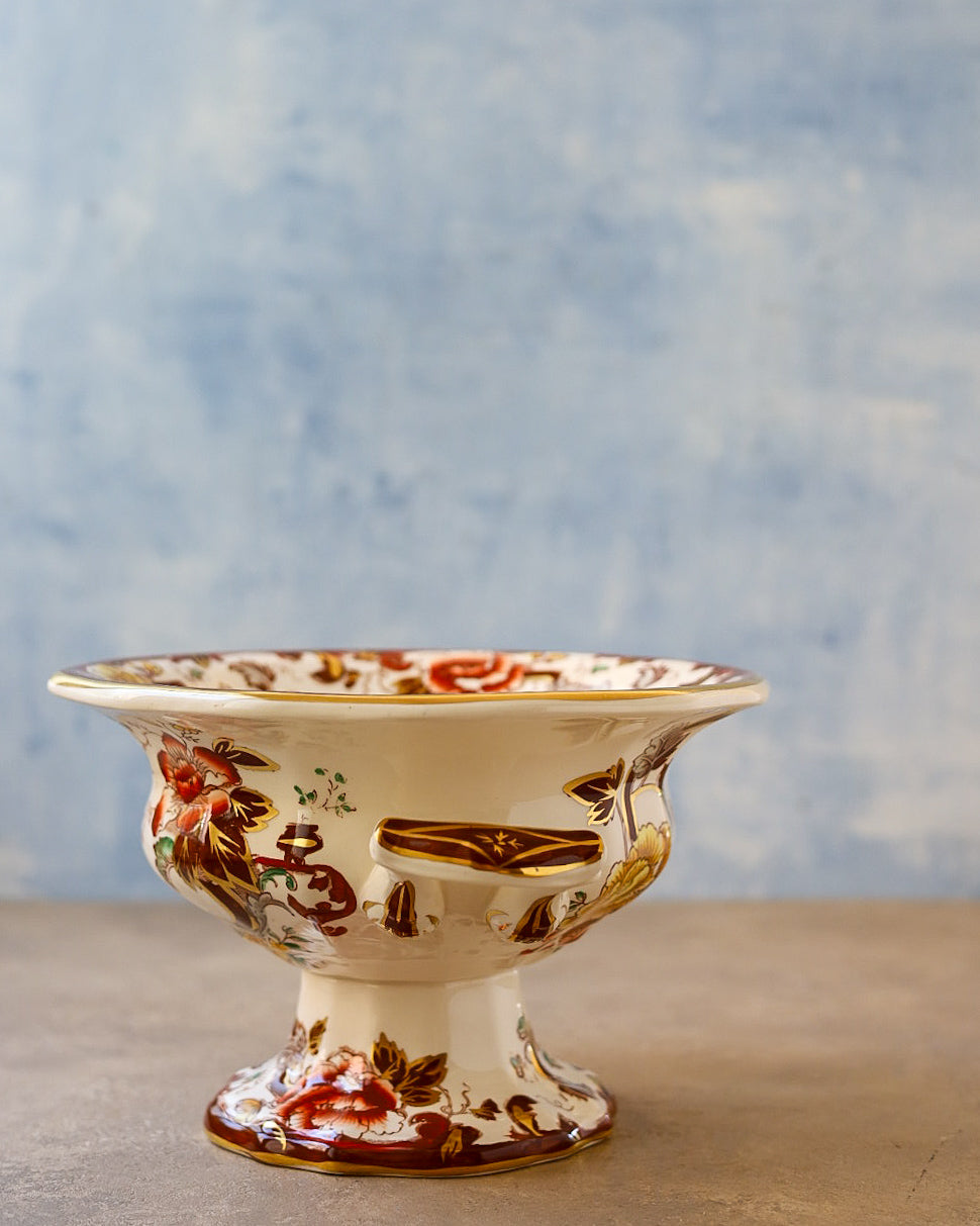 Portafrutta Mason's Ironstone "Brown Velvet", Inghilterra Anni '50/'60