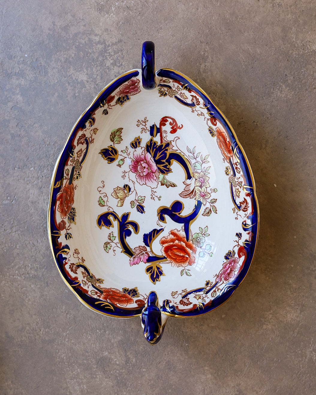 Vassoietto Ovale Mason's Ironstone "Mandalay", Inghilterra Anni '50