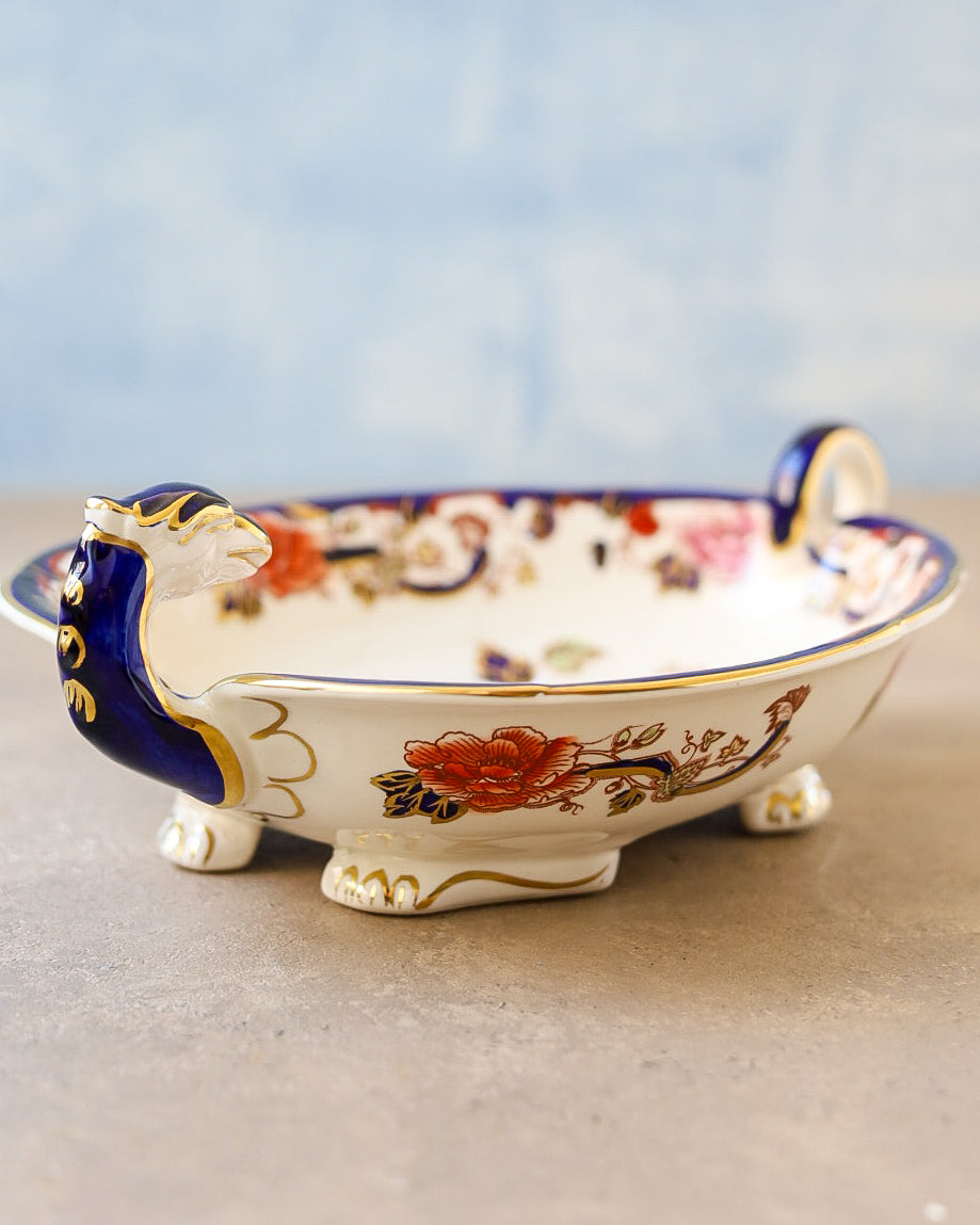 Vassoietto Ovale Mason's Ironstone "Mandalay", Inghilterra Anni '50