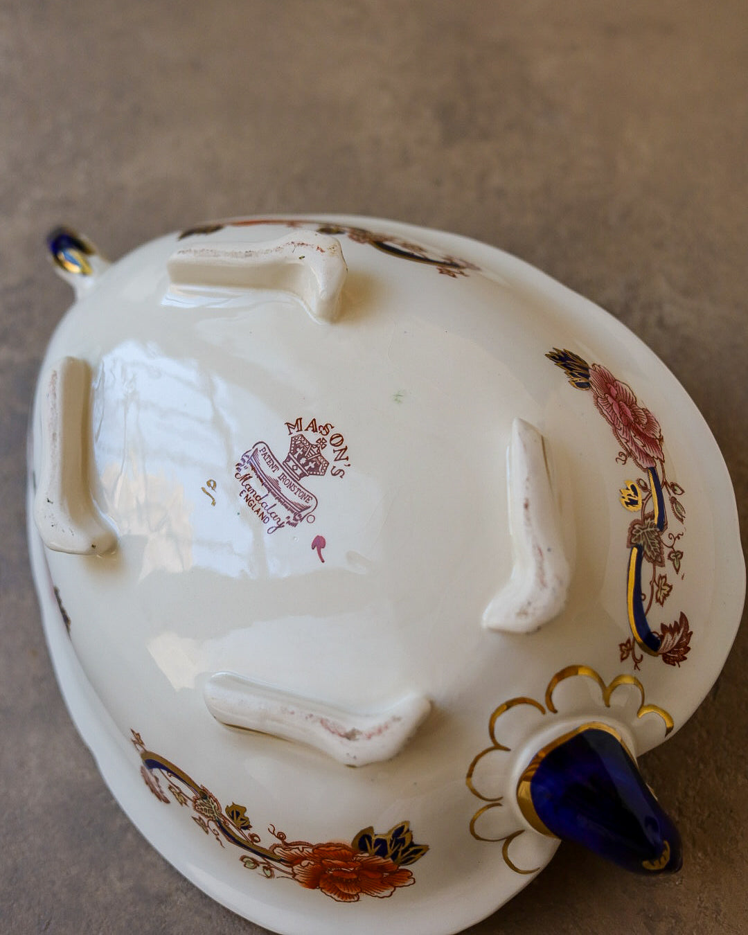 Vassoietto Ovale Mason's Ironstone "Mandalay", Inghilterra Anni '50