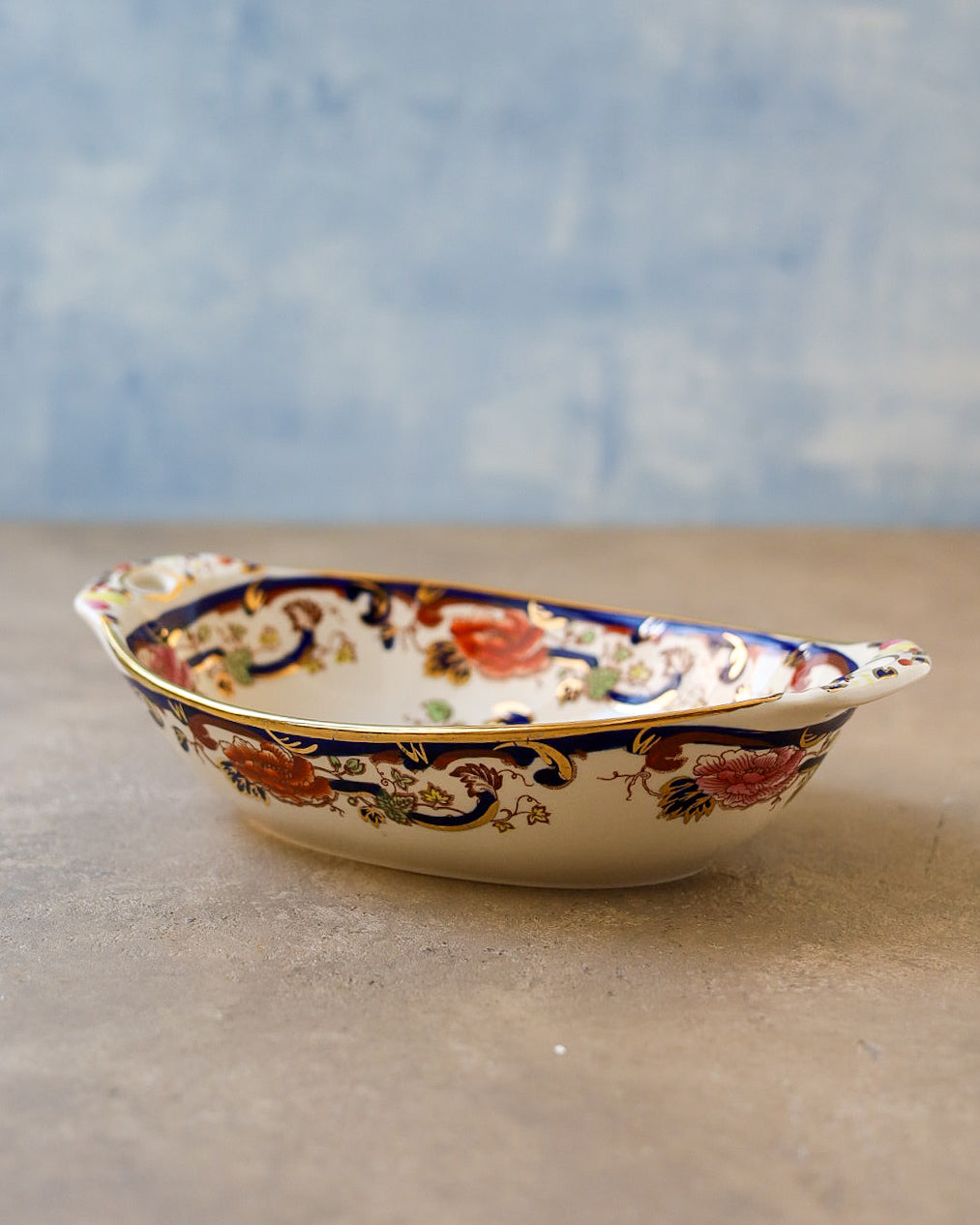 Vassoietto Ovale Mason's Ironstone "Mandalay", Inghilterra Anni '50