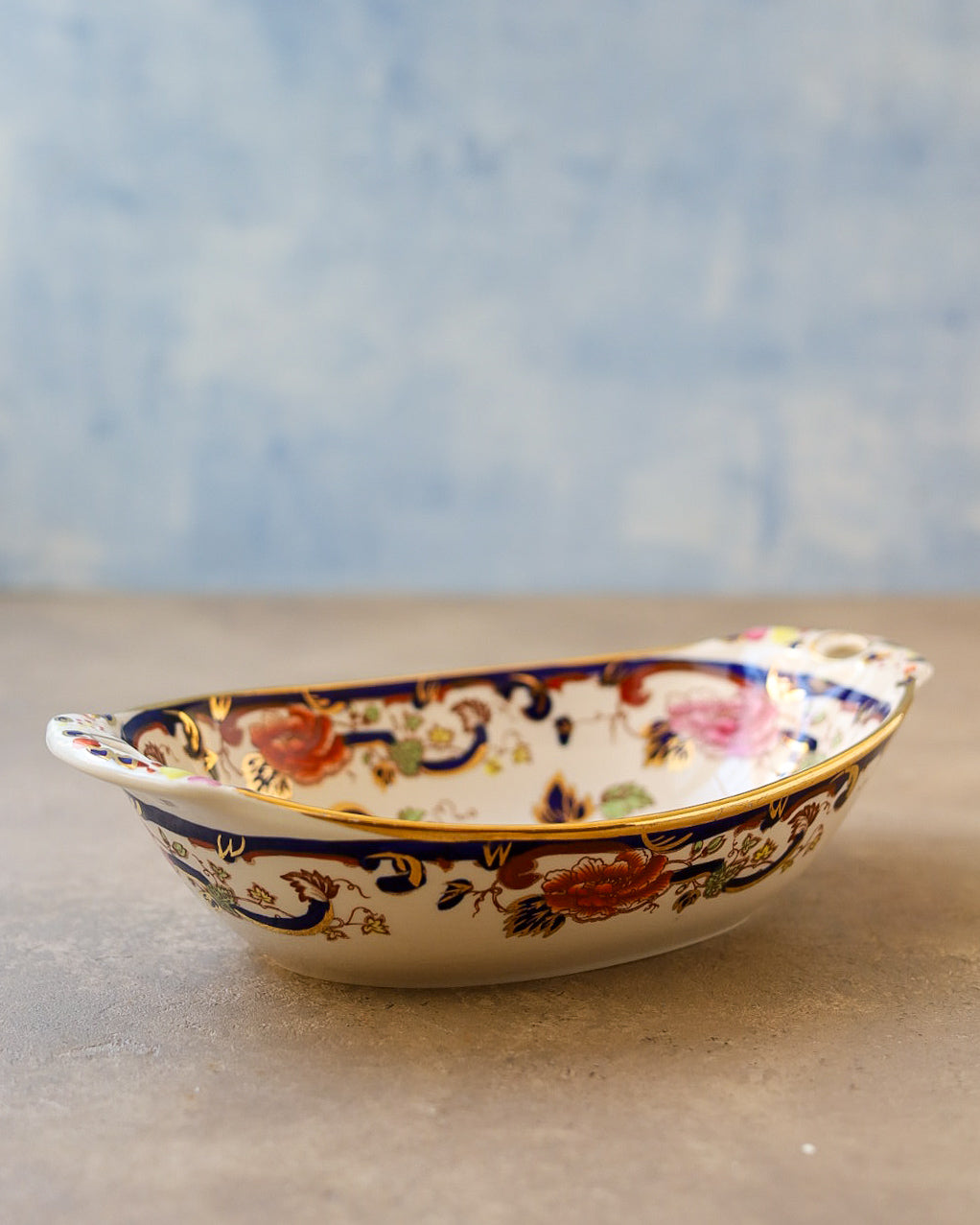 Vassoietto Ovale Mason's Ironstone "Mandalay", Inghilterra Anni '50