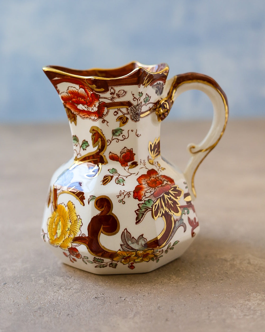 Brocchetta Mason's Ironstone "Brown Velvet", Inghilterra Anni '40
