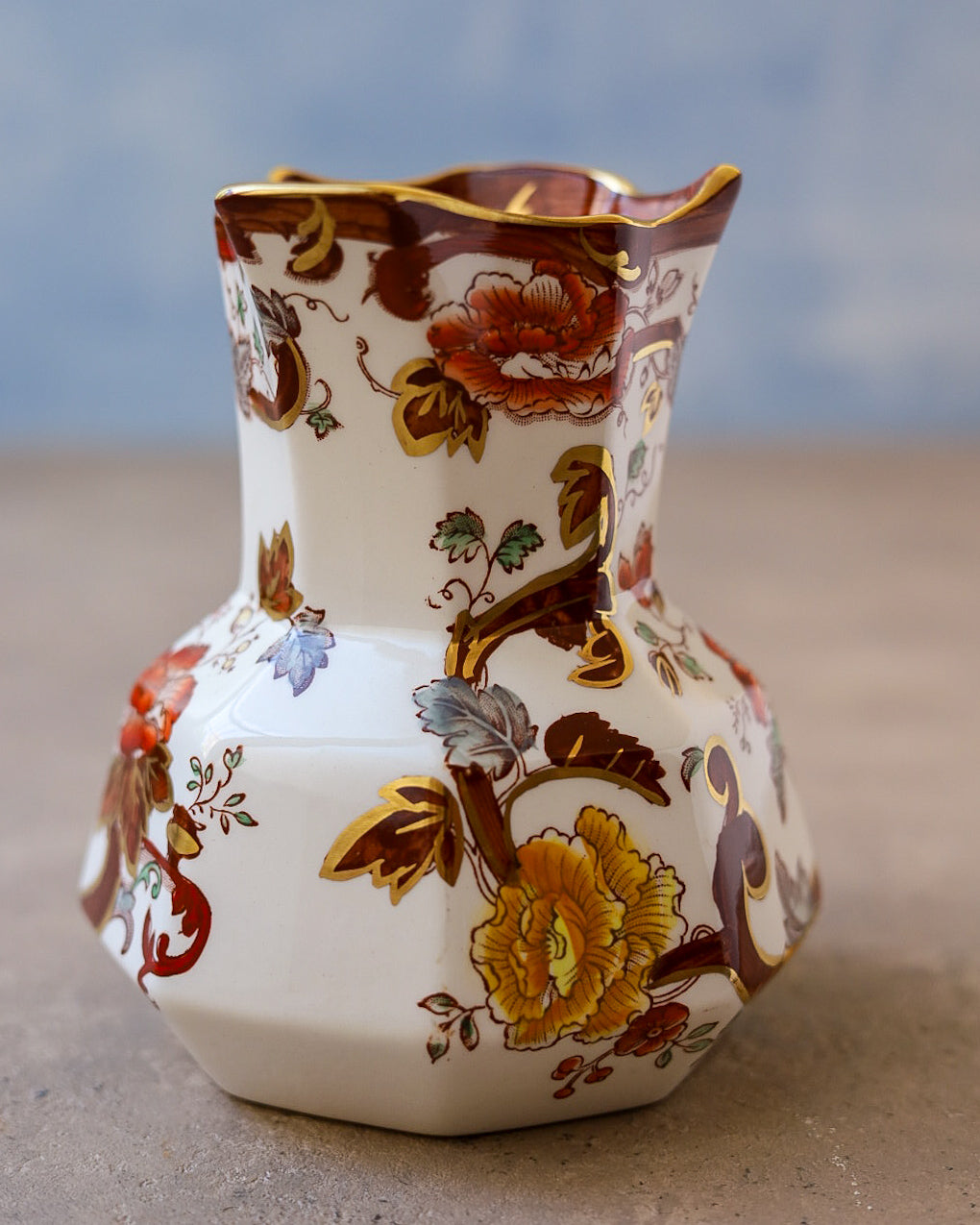 Brocchetta Mason's Ironstone "Brown Velvet", Inghilterra Anni '40