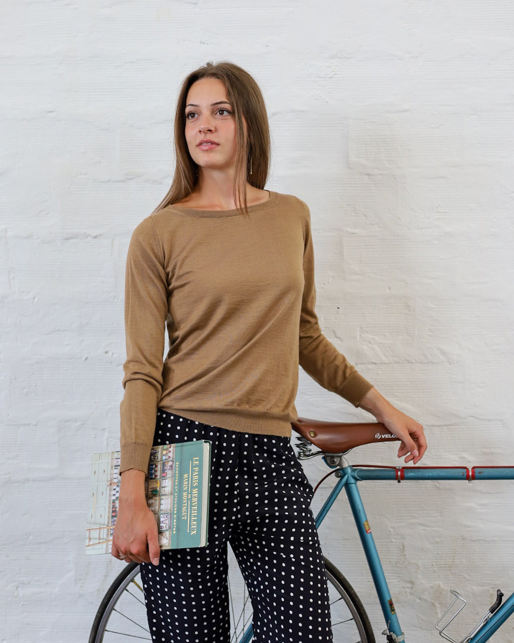 LISE 24.24 — Maglia Manica Lunga in Cashmere e Seta — Filato Cariaggi Jaipur, Maglificio Veneto, Made in Italy