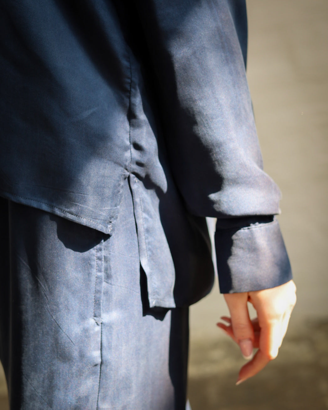 Camicia in Twill di Pura Seta — Manifattura Artigianale Made in Italy