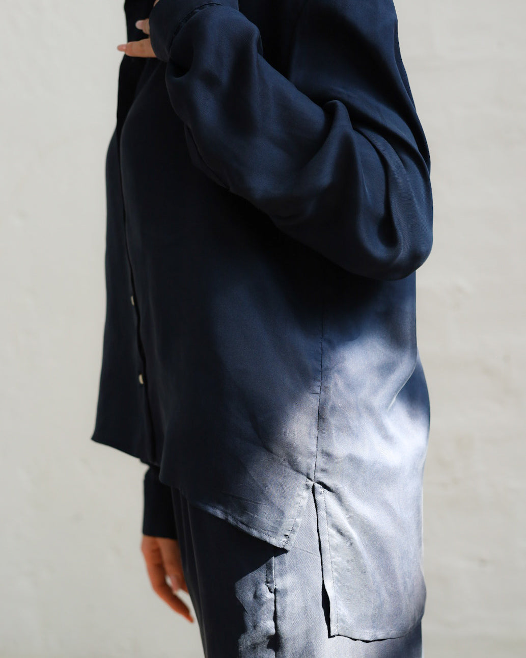 Camicia in Twill di Pura Seta — Manifattura Artigianale Made in Italy