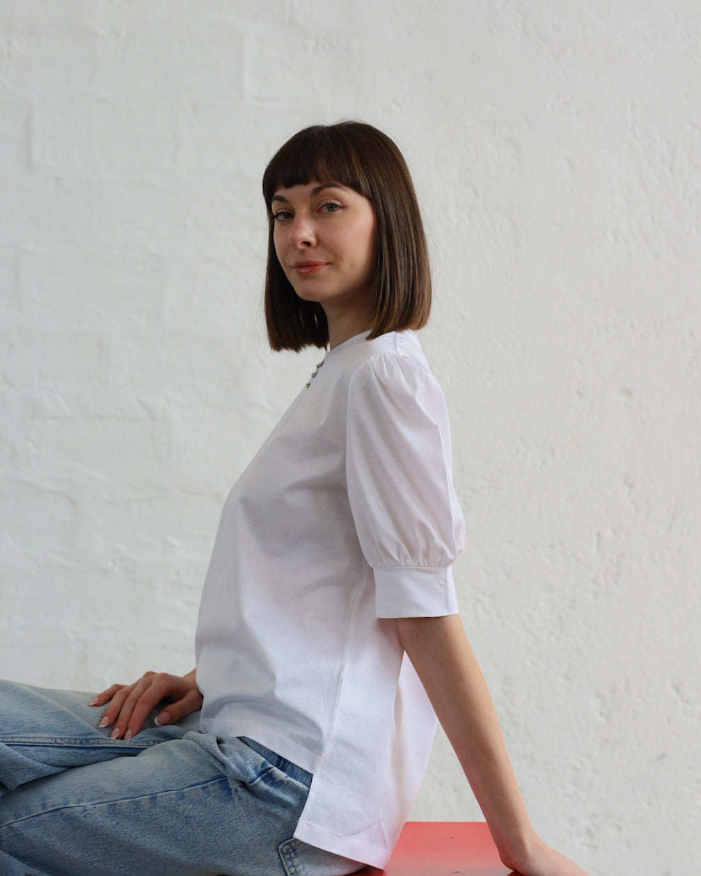 HYP31.31 — T-shirt in Cotone Filo di Scozia — Ricamo a Mano, Manifattura Made in Italy - special