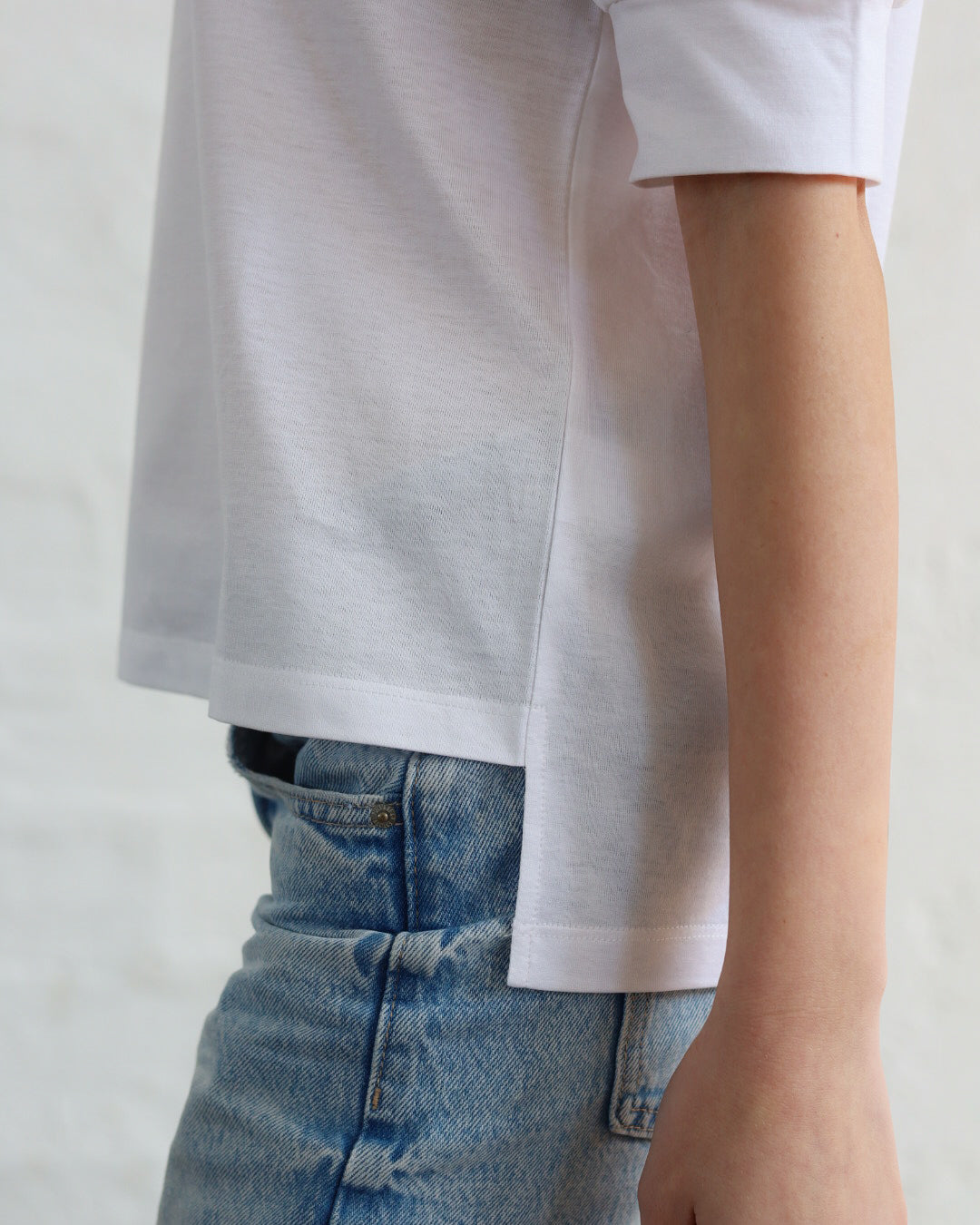 HYP31.31 — T-shirt in Cotone Filo di Scozia — Ricamo a Mano, Manifattura Made in Italy - special