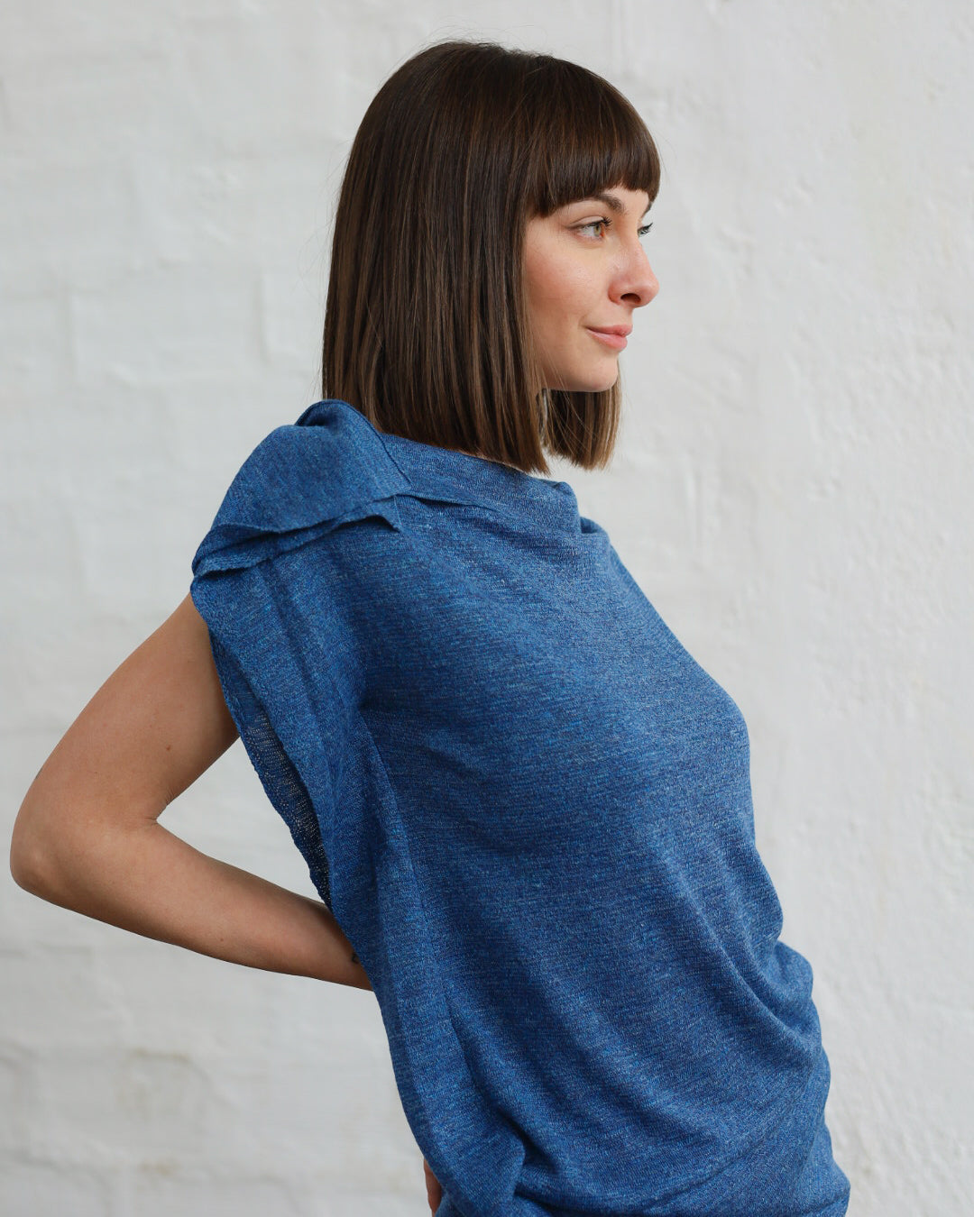 LOVE 21.21 — Canotta in Lino e Seta Tussah — Maglificio Artigianale Veneto, Made in Italy