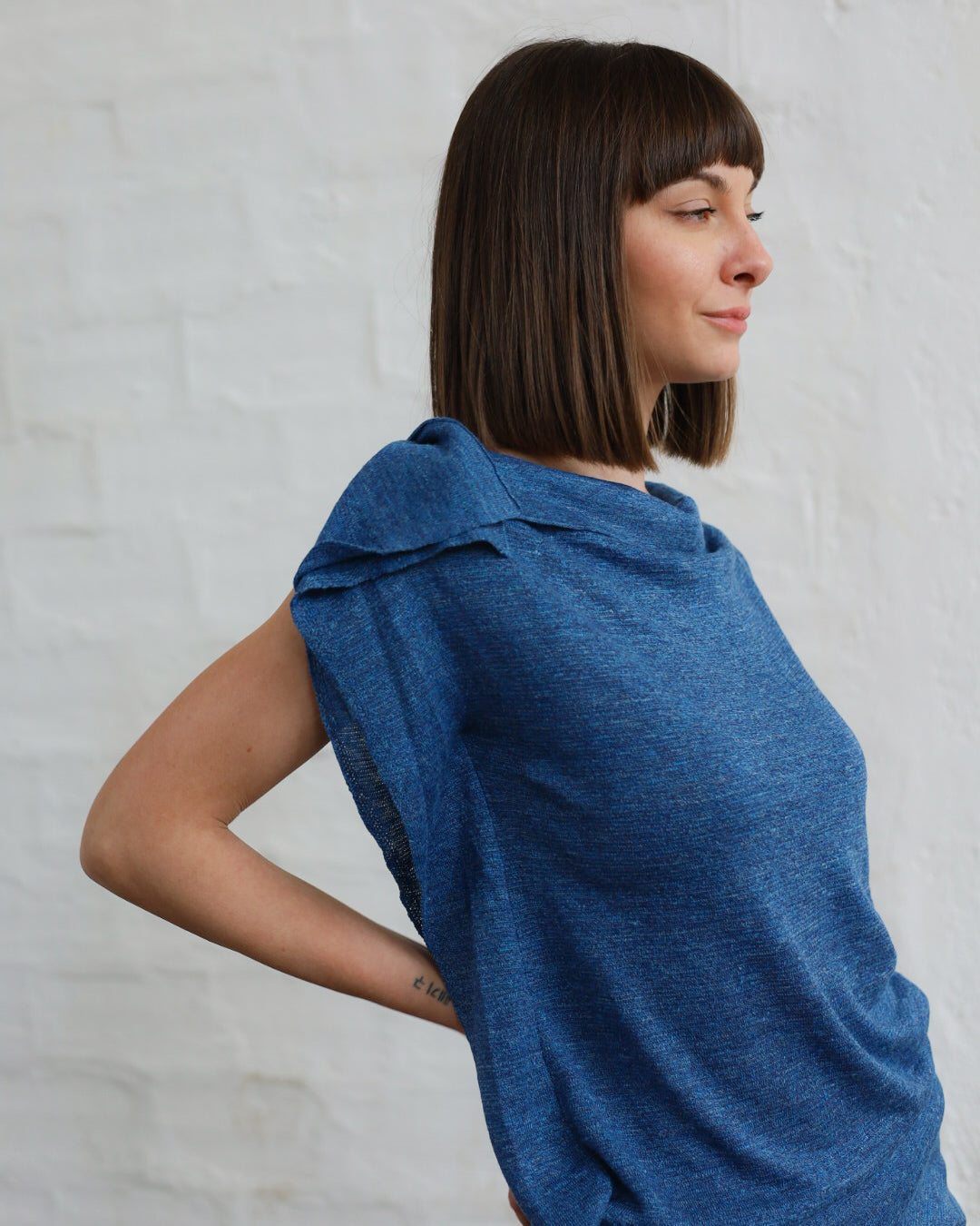 LOVE 21.21 — Canotta in Lino e Seta Tussah — Maglificio Artigianale Veneto, Made in Italy