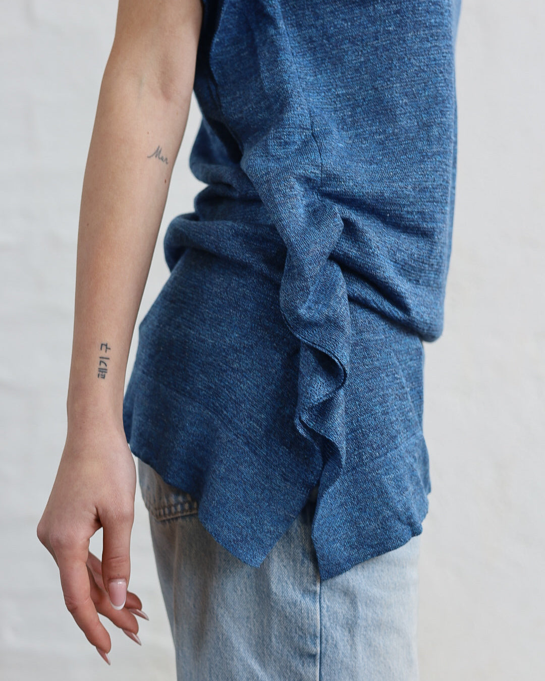 LOVE 21.21 — Canotta in Lino e Seta Tussah — Maglificio Artigianale Veneto, Made in Italy