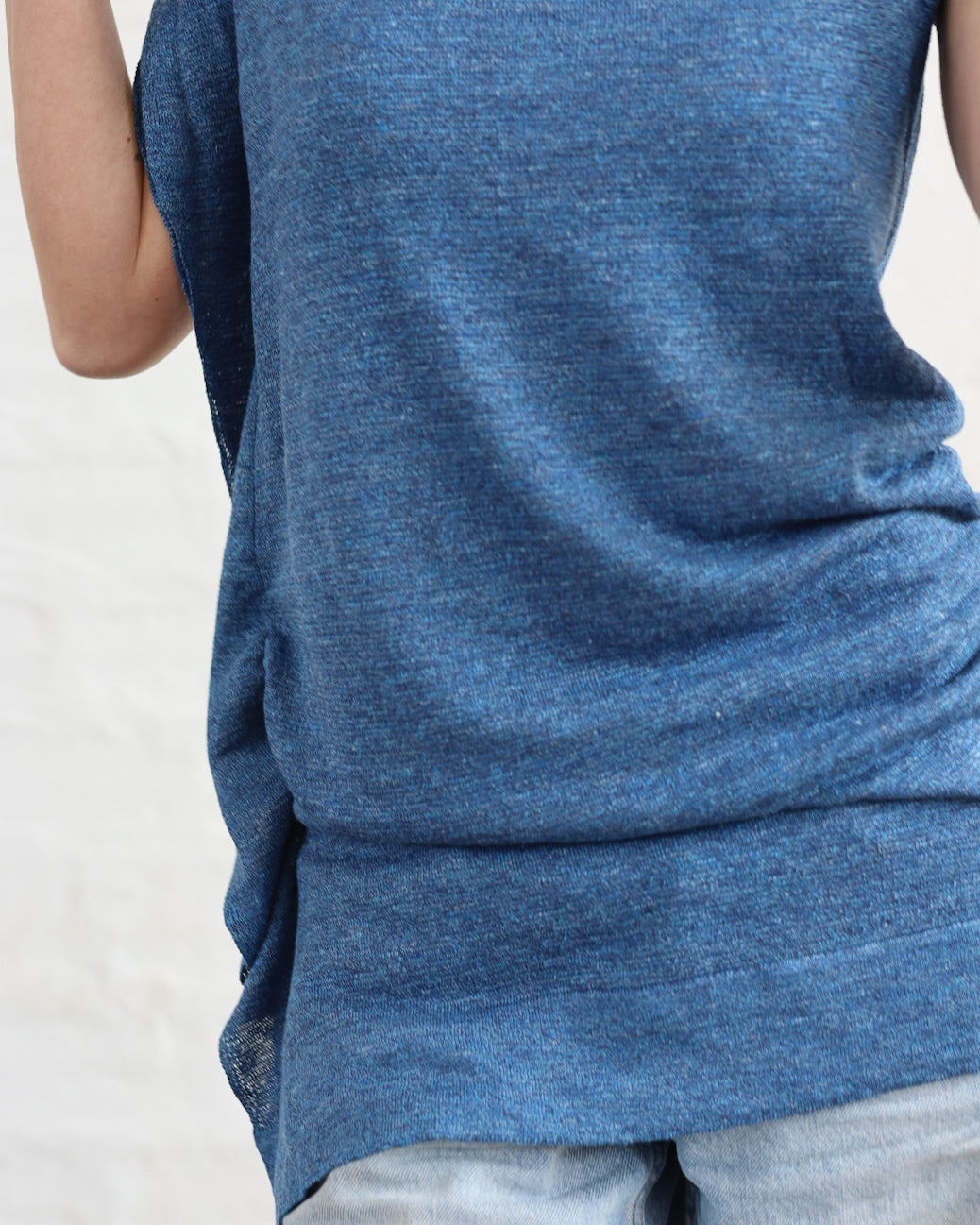 LOVE 21.21 — Canotta in Lino e Seta Tussah — Maglificio Artigianale Veneto, Made in Italy