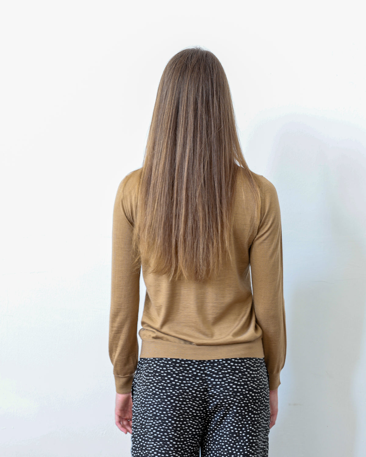 LISE 24.24 — Maglia Manica Lunga in Cashmere e Seta — Filato Cariaggi Jaipur, Maglificio Veneto, Made in Italy