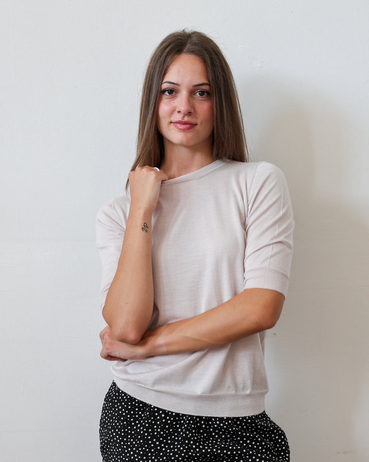 LISE 21.21 — Maglia in Cashmere e Seta — Filato Cariaggi Jaipur, Maglificio Veneto, Made in Italy