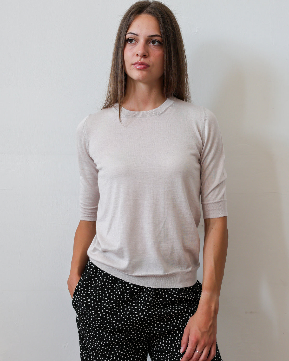 LISE 21.21 — Maglia in Cashmere e Seta — Filato Cariaggi Jaipur, Maglificio Veneto, Made in Italy