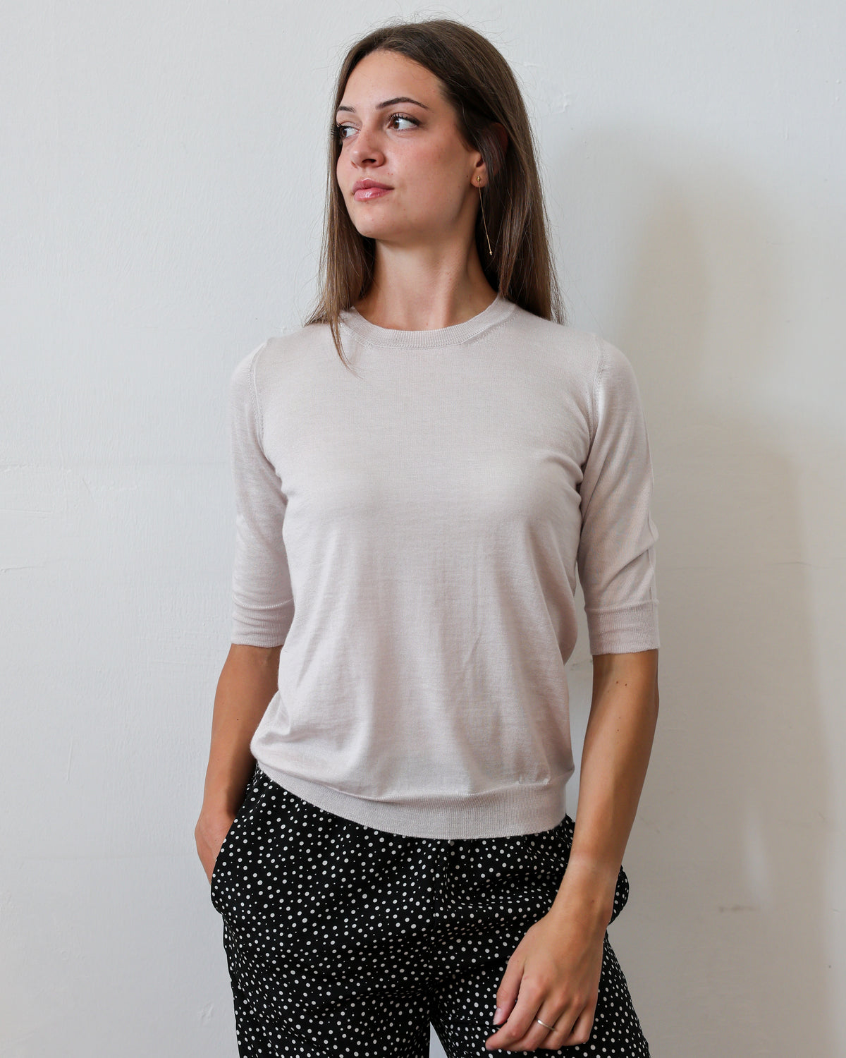 LISE 21.21 — Maglia in Cashmere e Seta — Filato Cariaggi Jaipur, Maglificio Veneto, Made in Italy