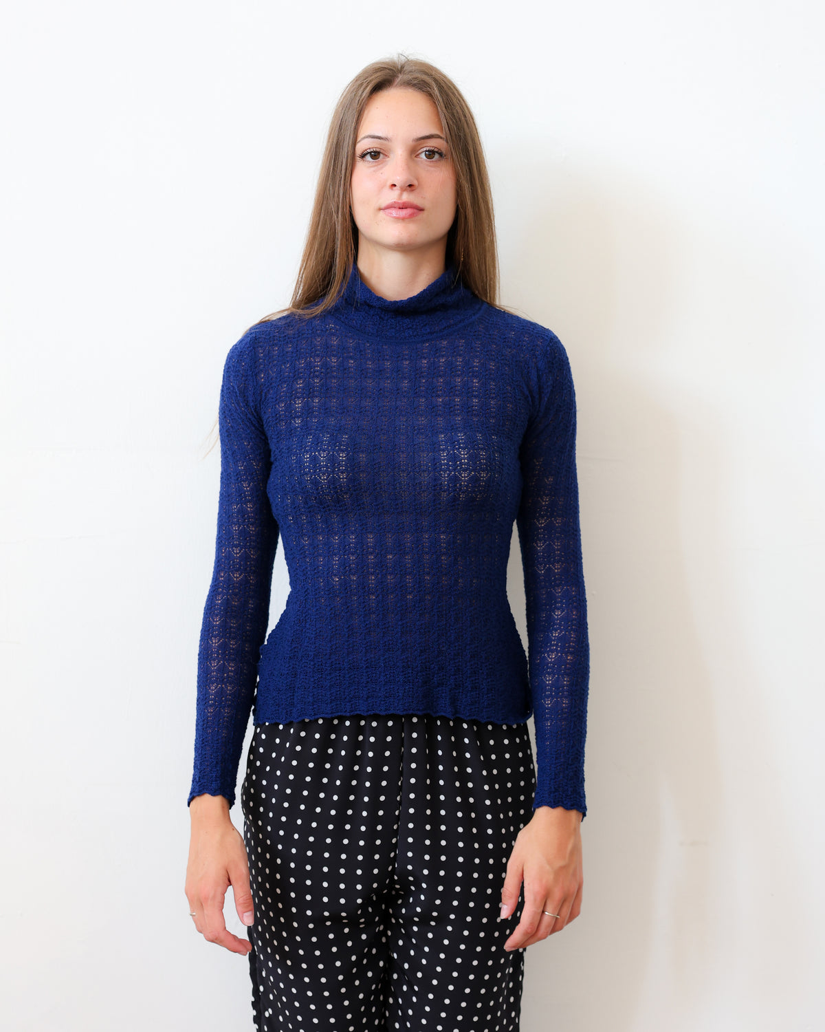 TUYOU 25.25 — Maglia in Pizzo Giapponese di Lana ExtraFine Merino — Zegna Baruffa, Maglificio Veneto, Made in Italy