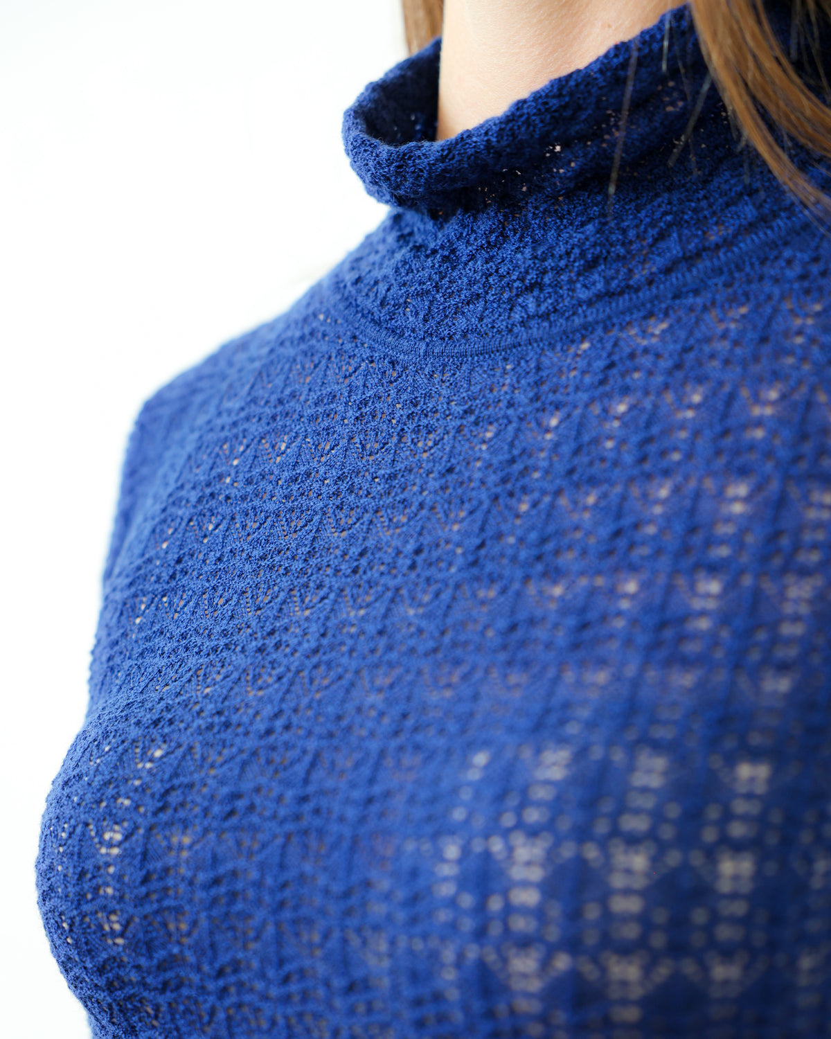 TUYOU 25.25 — Maglia in Pizzo Giapponese di Lana ExtraFine Merino — Zegna Baruffa, Maglificio Veneto, Made in Italy