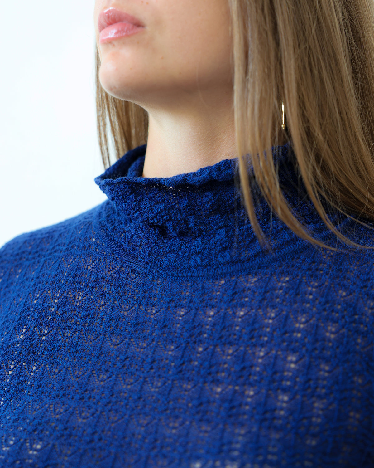 TUYOU 25.25 — Maglia in Pizzo Giapponese di Lana ExtraFine Merino — Zegna Baruffa, Maglificio Veneto, Made in Italy