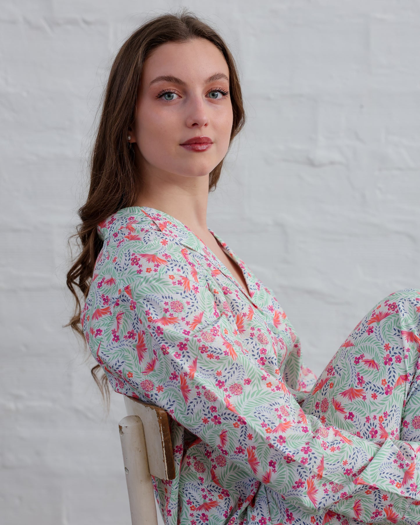 Pigiama in Cotone Liberty of London — Manifattura Artigianale Made in Italy