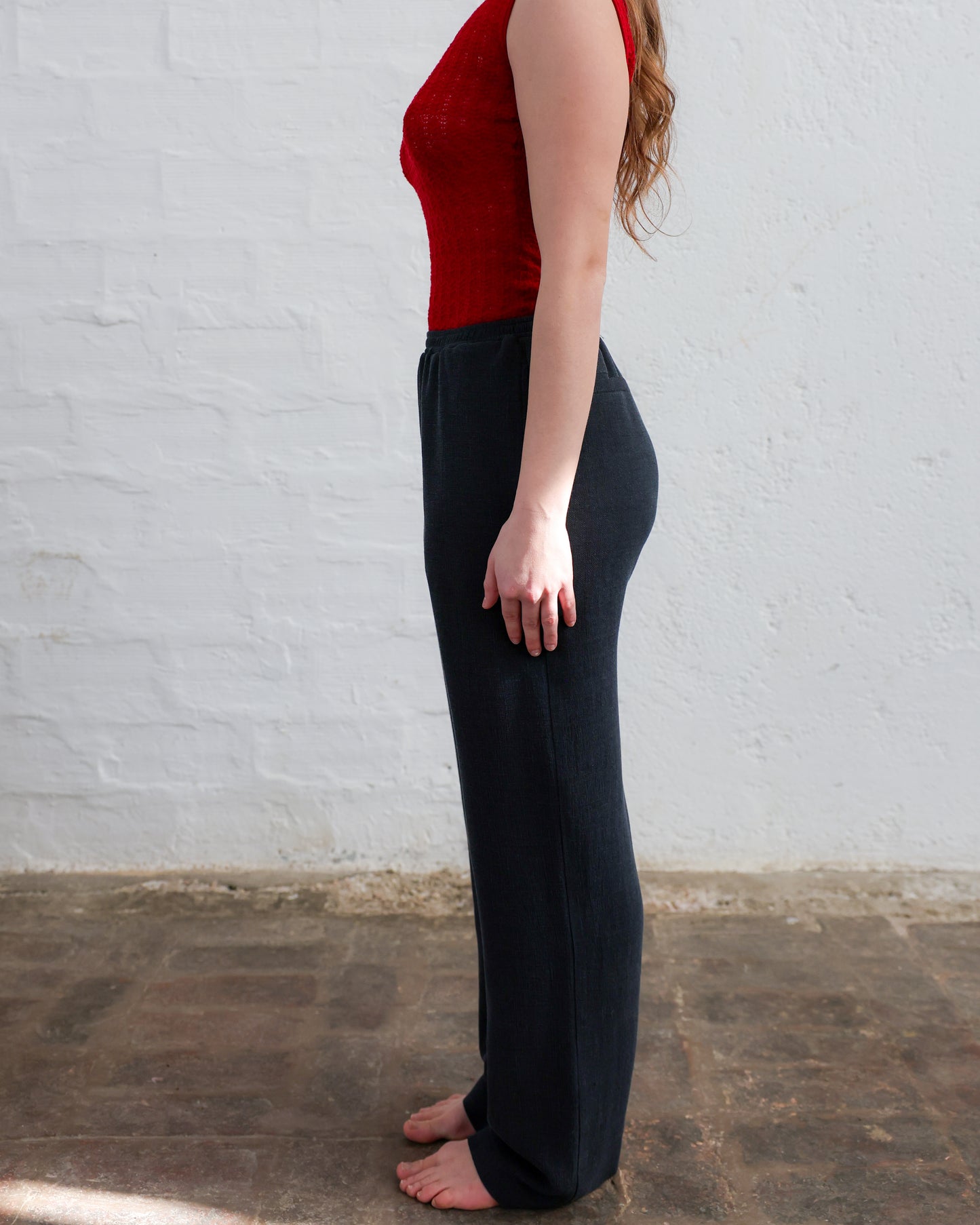 Pantalone Donna con Elastico in Vita — Made in Italy