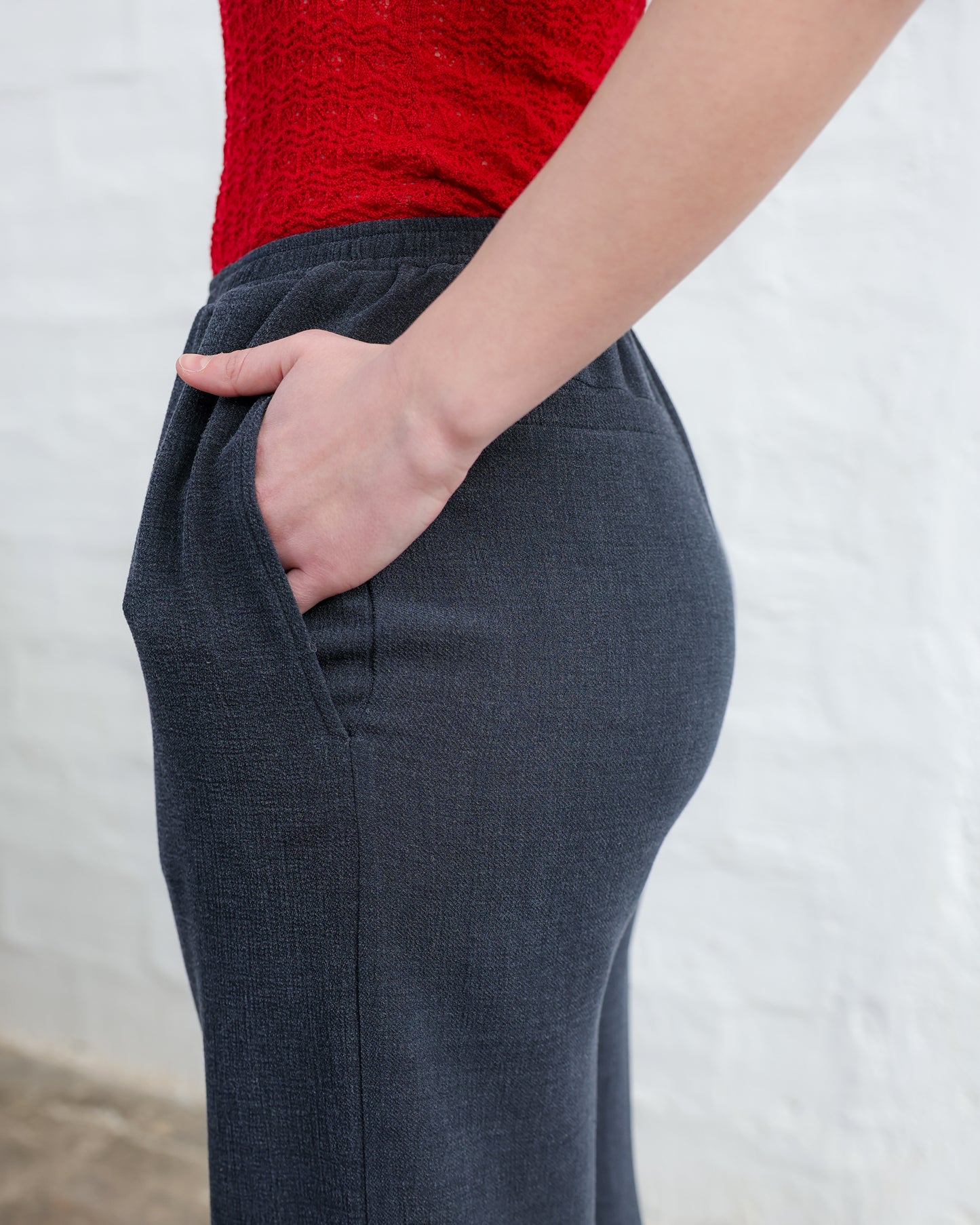 Pantalone Donna con Elastico in Vita — Made in Italy