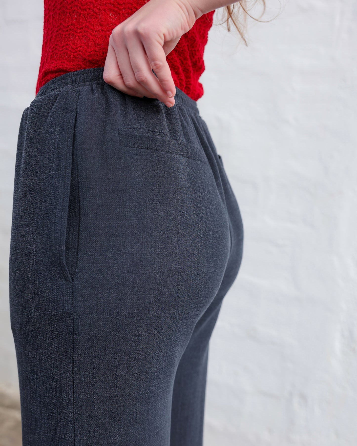 Pantalone Donna con Elastico in Vita — Made in Italy