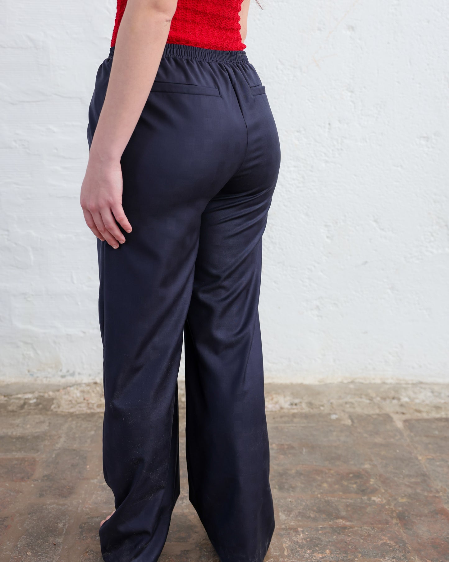 Pantalone Donna con Elastico in Vita — Made in Italy