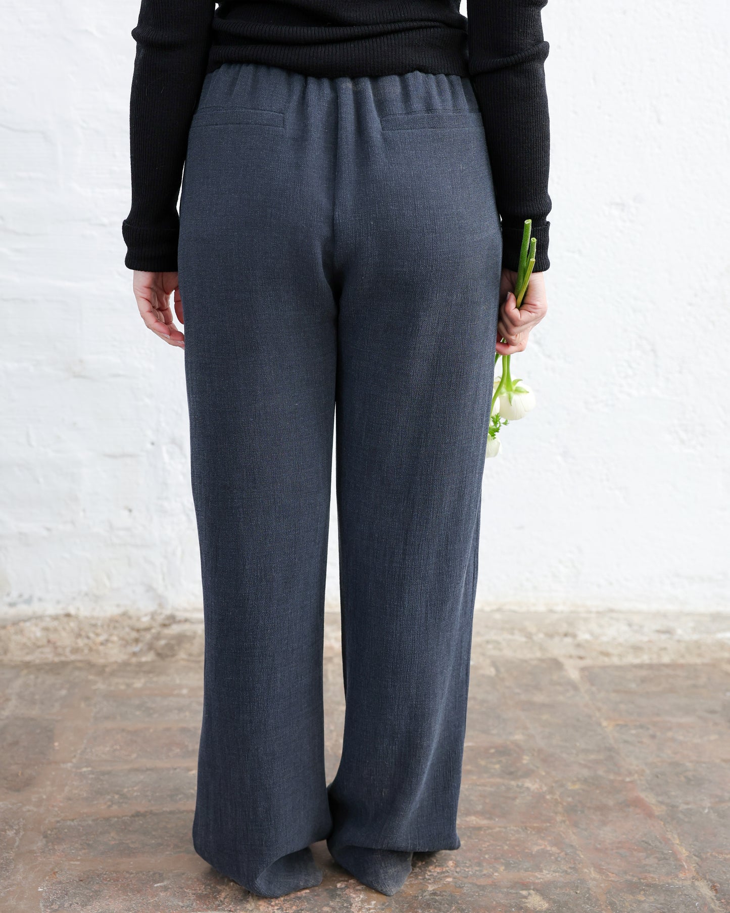 Pantalone Donna con Elastico in Vita — Made in Italy