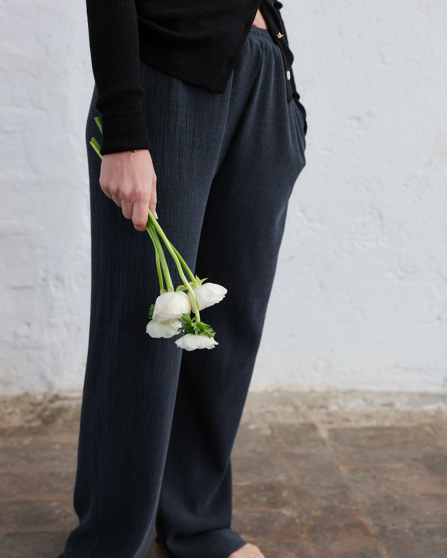 Pantalone Donna con Elastico in Vita — Made in Italy