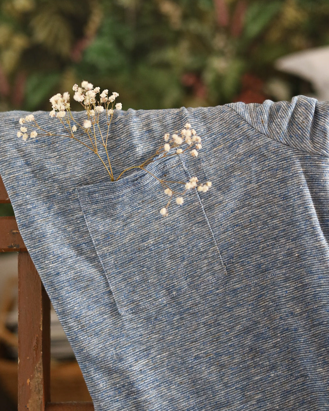 MIRZA 55.55 — Pigiama in Jersey di Lino 100% — Made in Italy