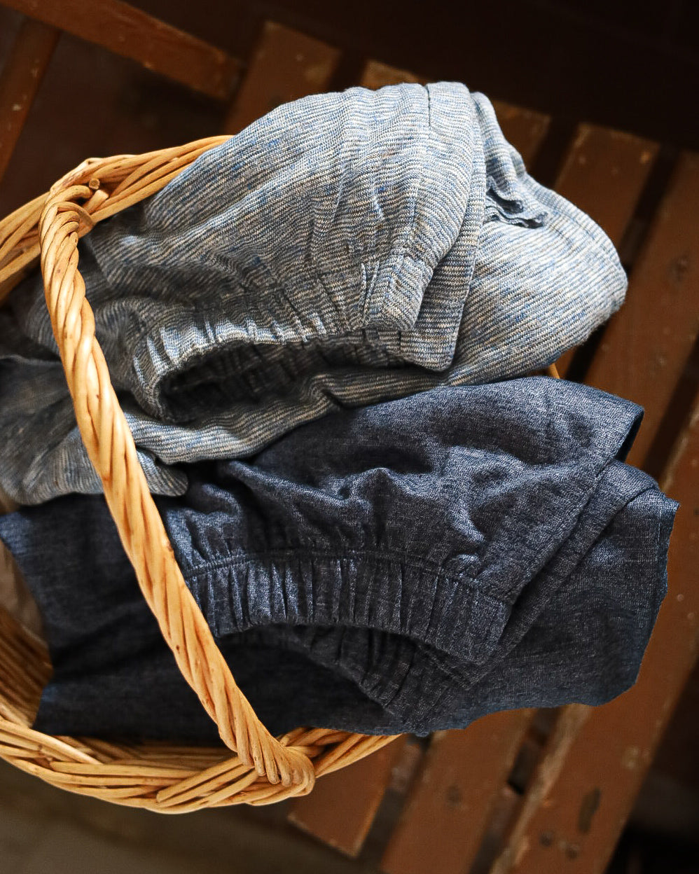 MIRZA 55.55 — Pigiama in Jersey di Lino 100% — Made in Italy