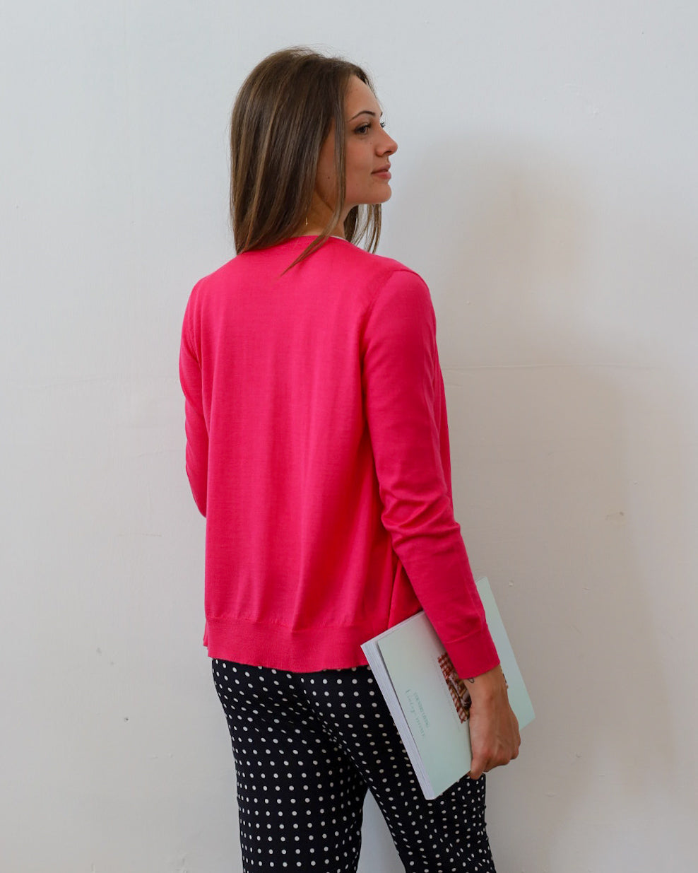 LISE 22.22 — Cardigan in Cashmere e Seta — Filato Cariaggi Jaipur, Maglificio Veneto, Made in Italy