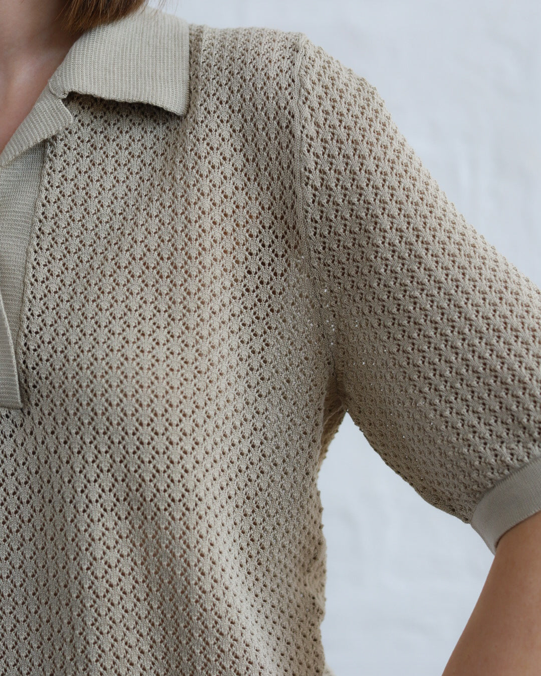 HYP 22.22 — Polo Traforata in Cotone Sea Island — Maglificio Veneto, Made in Italy -special