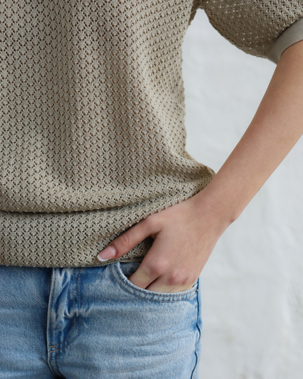 HYP 22.22 — Polo Traforata in Cotone Sea Island — Maglificio Veneto, Made in Italy -special