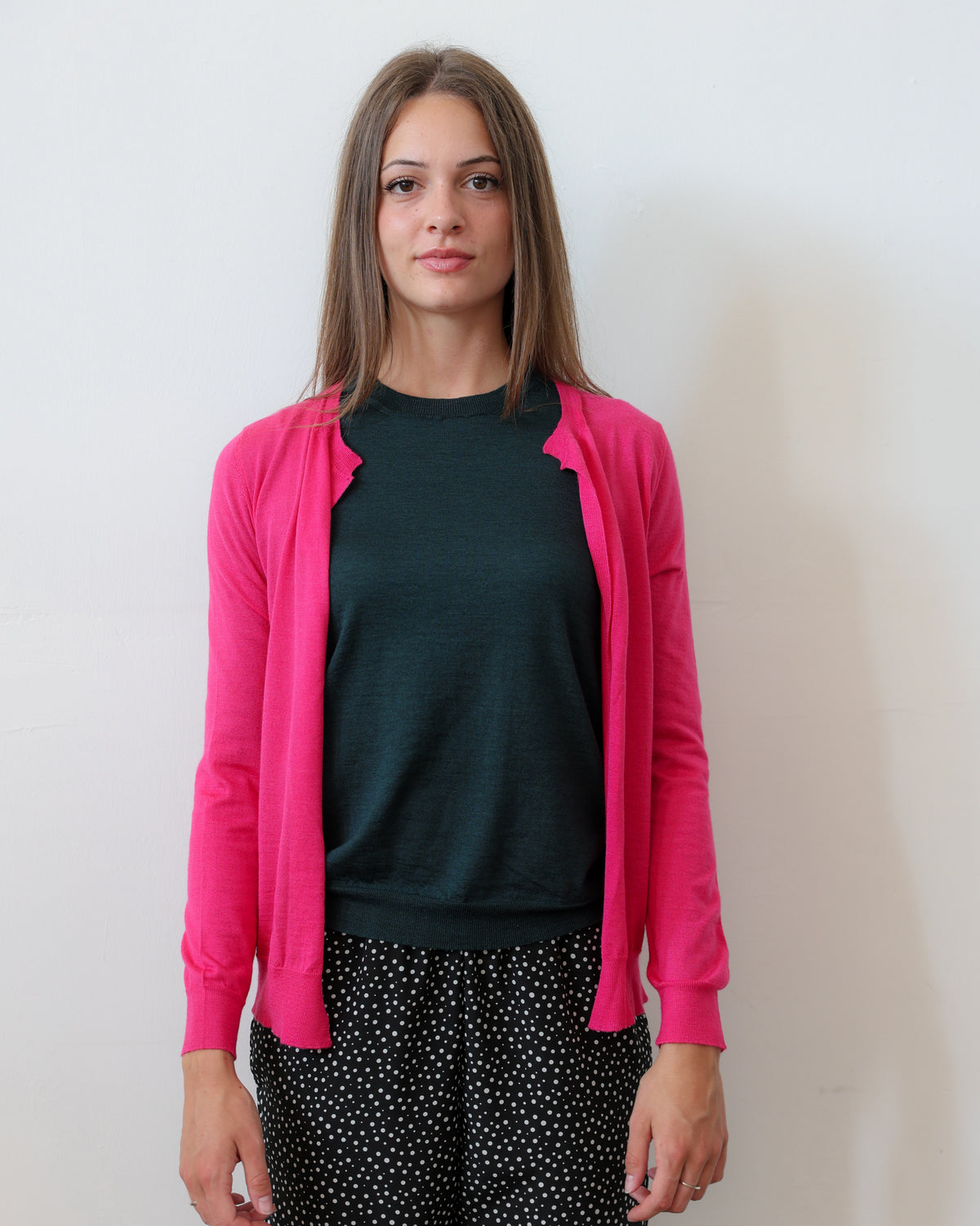 LISE 22.22 — Cardigan in Cashmere e Seta — Filato Cariaggi Jaipur, Maglificio Veneto, Made in Italy