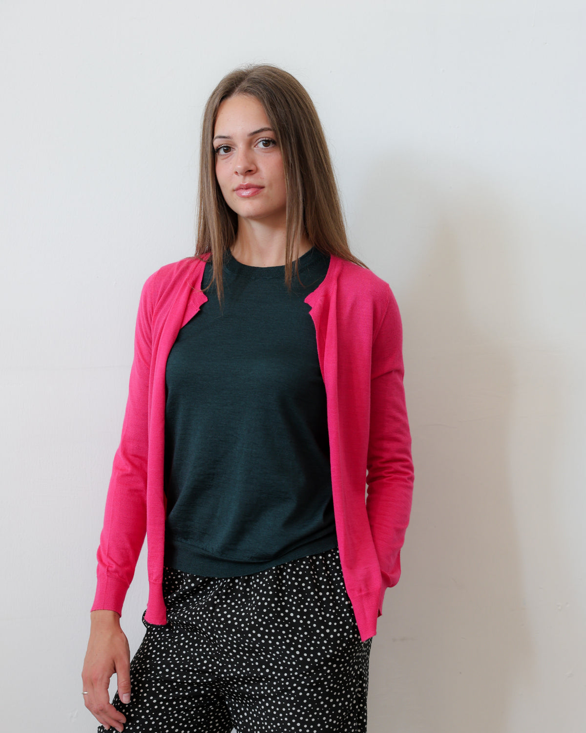 LISE 22.22 — Cardigan in Cashmere e Seta — Filato Cariaggi Jaipur, Maglificio Veneto, Made in Italy