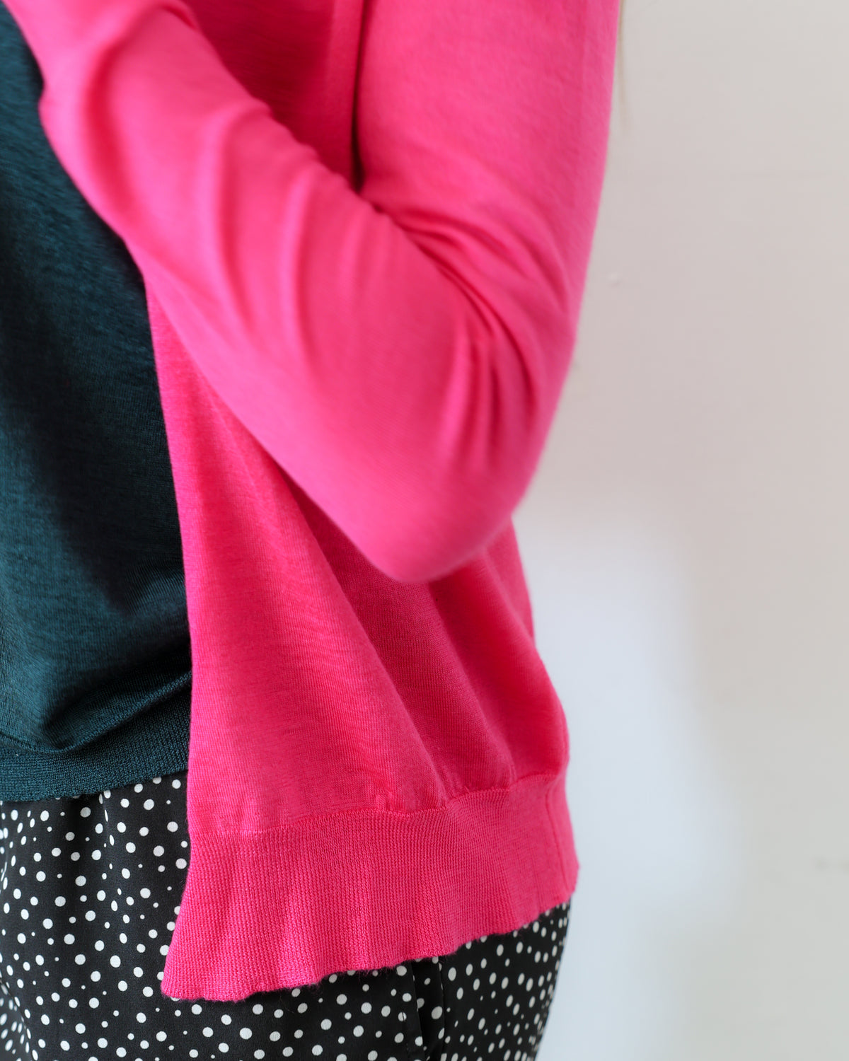 LISE 22.22 — Cardigan in Cashmere e Seta — Filato Cariaggi Jaipur, Maglificio Veneto, Made in Italy