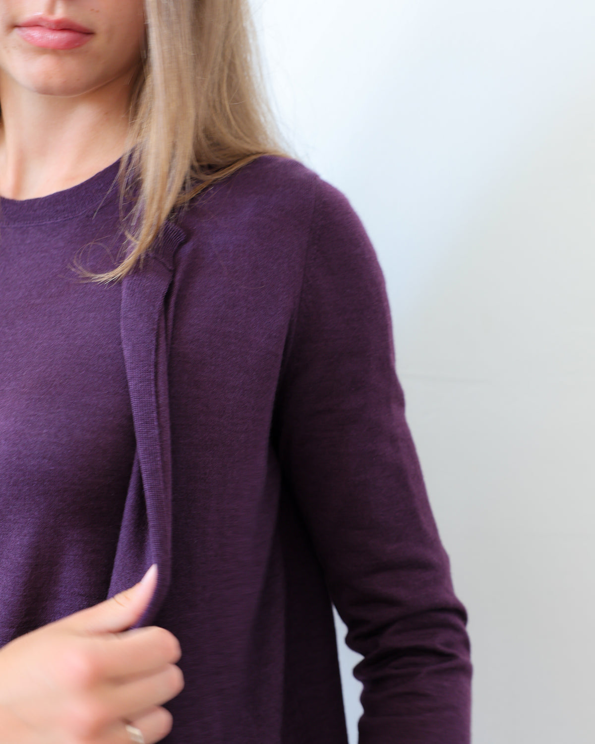 LISE 22.22 — Cardigan in Cashmere e Seta — Filato Cariaggi Jaipur, Maglificio Veneto, Made in Italy