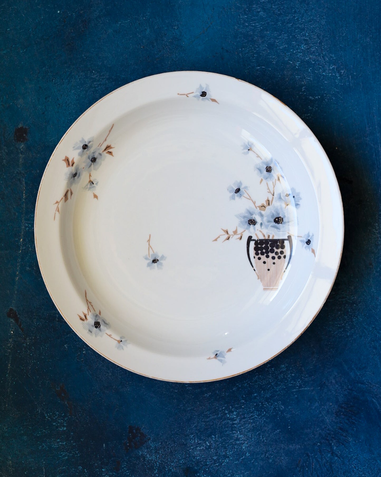 Grande servizio di piatti Limonges da 10 coperti con doppi piatti 69 pezzi