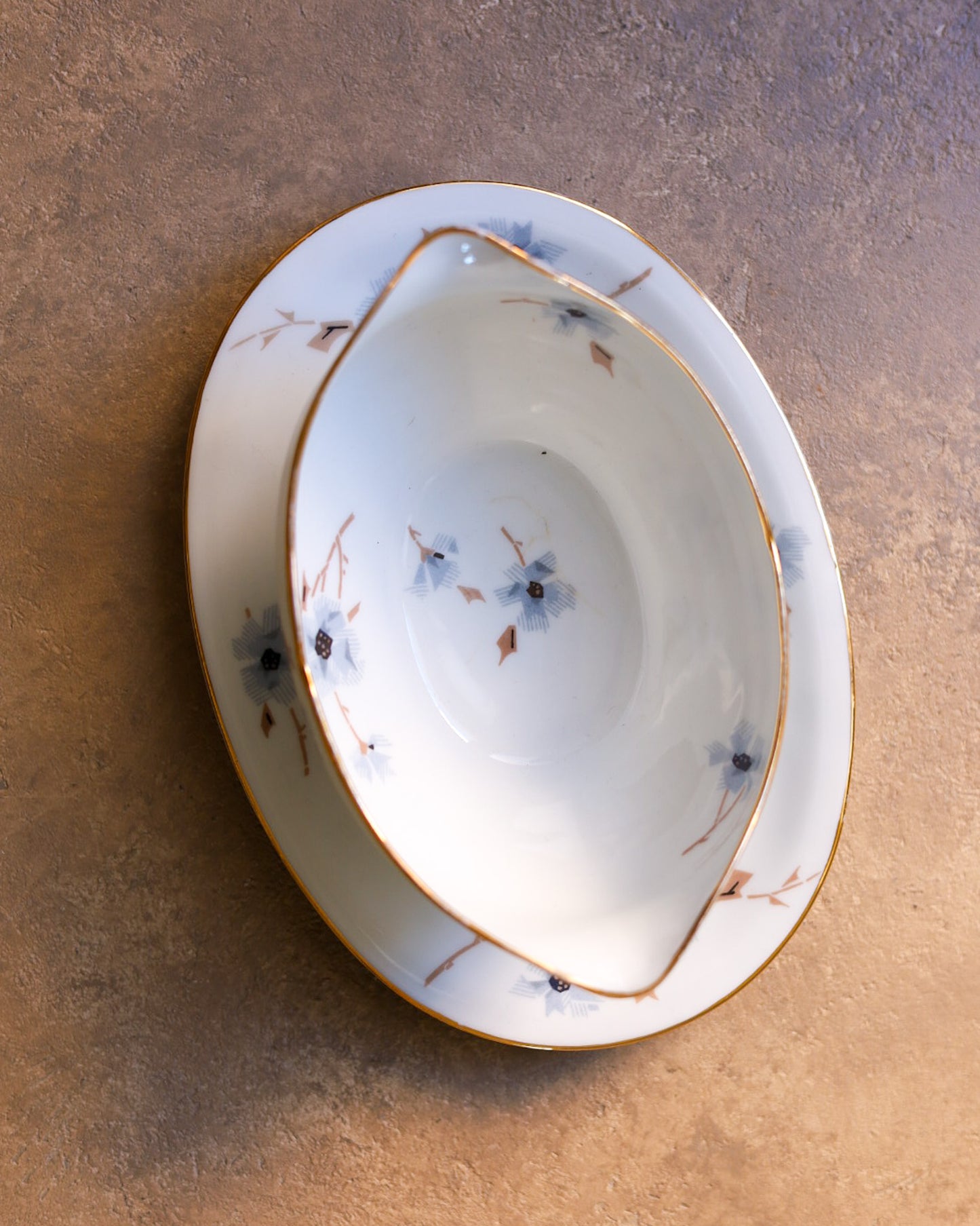 Grande servizio di piatti Limonges da 10 coperti con doppi piatti 69 pezzi