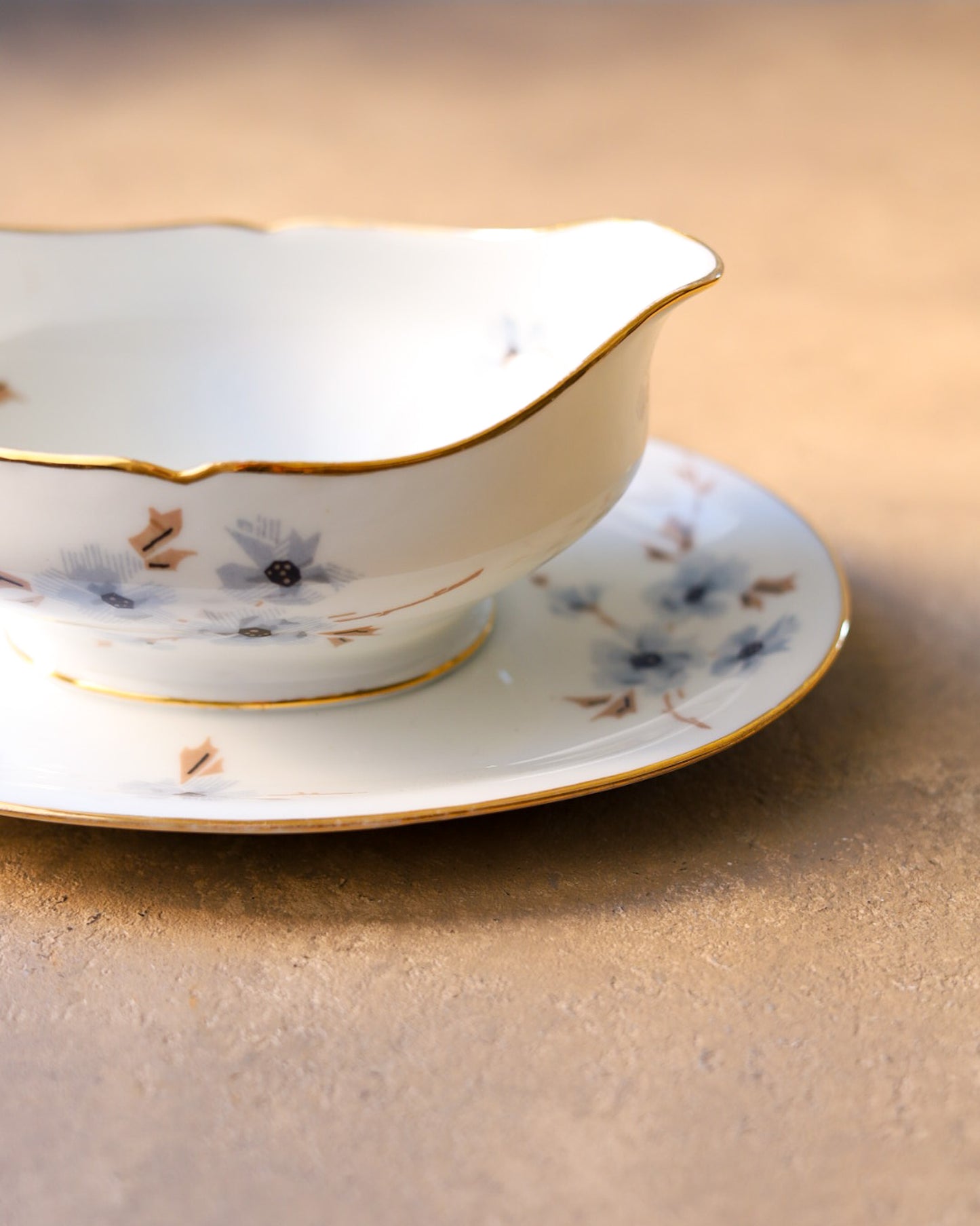 Grande servizio di piatti Limonges da 10 coperti con doppi piatti 69 pezzi